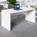 Ver imagem 1 de Escrivaninha Escritório 150cm X 70cm Pé Painel F5 Office
