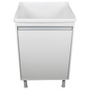 Ver imagem 3 de Tanque de Lavanderia 34 Litros Gabinete com Sifão e Válvula Cor:branco