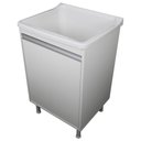 Ver imagem 2 de Tanque de Lavanderia 34 Litros Gabinete com Sifão e Válvula Cor:branco