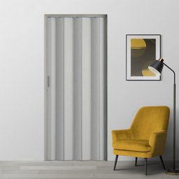 Porta Sanfonada Pvc 210x168 Cinza - 2