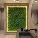 Ver imagem 2 de 16 Painéis Artificial para Jardim Vertical Extremamente Denso Aparência Natural Interna Parede Verde
