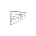 Ver imagem 3 de Vitro Basculante 2 Seções 60x120 Alumínio Branco Vidro Liso