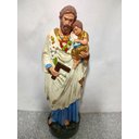 Ver imagem 2 de Imagem Castíssimo Coração de São José 20cm