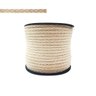 Corda Cordão Fio 5mm Cru Algodão 50m Macramê Artesanato aliança macramê, tapetes, suportes de planta - 10