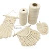 Corda Cordão Fio 5mm Cru Algodão 50m Macramê Artesanato aliança macramê, tapetes, suportes de planta - 8