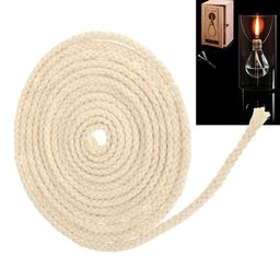Corda Cordão Fio 5mm Cru Algodão 50m Macramê Artesanato aliança macramê, tapetes, suportes de planta - 4