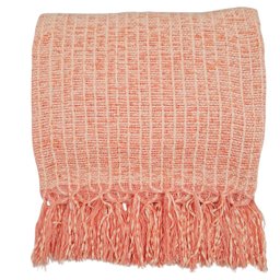 Manta para Sofa ou Peseira para Cama Chenile Diversas Cores 1.80x1.20m - Coral - 1