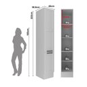 Ver imagem 3 de Armário de Cozinha Paneleiro 40cm com 2 Portas Grazi Tecnomobili