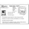 Balcão de cozinha para cooktop e forno 1 porta basculante branco Salvia Kaiki Moveis - 5 BOCAS - 4