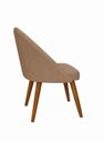 Ver imagem 4 de Kit 8 Cadeiras Lua Estofada Moderna Sala de Jantar Suede Cappuccino