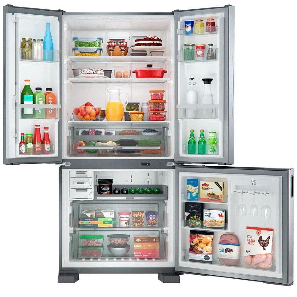 Geladeira Brastemp Bro85ak Frost Free French Door A+++ 554 Litros Inox 110v Bro85akana - 4