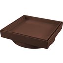 Ver imagem 1 de Ralo Invisível Marrom 15 X 15 Cm - 1618 Estrela 15x15