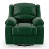Poltrona do Papai Reclinável Melim Glider Giratória Massagem Pu Fh1 - D'rossi Cor Verde - 7