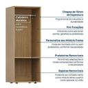 Ver imagem 7 de Módulo 45x120 2 Portas 1 Kit Prateleiras Frame CabeCasa MadeiraOriginals