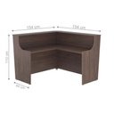 Ver imagem 2 de Balcao de Atendimento em L Not Freijo