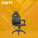 Ver imagem 3 de Cadeira gamer fortt Harbin Preta - Cgf022-p