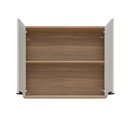 Ver imagem 2 de Armário Aéreo 2 Portas 80cm Firenze com Prateleira - Amêndola Touch/ Nude Prime Tx Demóbile