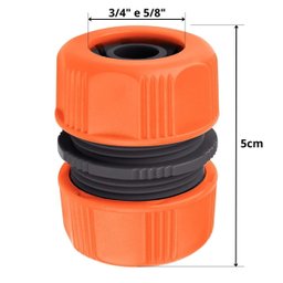 Emenda Ligação Reparadora Extensor Para Mangueira 3/4" e 5/8" | Tramontina | Kit 04 Un - 2