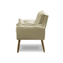 Kit 2 Poltronas Decorativas Opala Recepção Luxo Confortável - 6