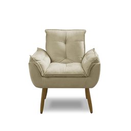 Kit 2 Poltronas Decorativas Opala Recepção Luxo Confortável - 5