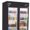 Ver imagem 2 de Refrigerador Expositor Vertical Frilux 700 Litros Preto 2 Portas de Vidro 220v Rf-020