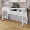 Ver imagem 1 de Escrivaninha/Mesa Escritório com 1 Gaveta e Nicho 135cm Multimóveis Crjcm-ESC001 Branco