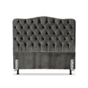 Ver imagem 1 de Cabeceira Queen 158 - Bello Box - Dunas Veludo Chumbo