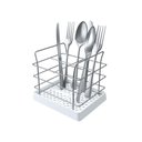 Ver imagem 1 de Porta Talheres em Aço com Fundo em Plástico - Stolf Branco