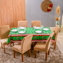 Ver imagem 4 de Toalha de Mesa 8 Lugares Oxford Estampada Natal 2,50x1,45cm Tecido Oxford