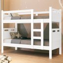 Ver imagem 1 de Beliche com Cama Auxiliar Jaspe Treliche Mdf Cor:branco
