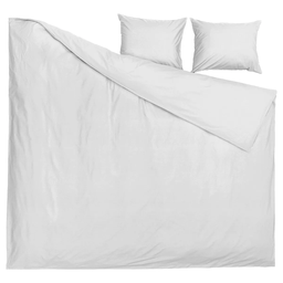 Capa de Edredom Duvet Percal Queen 240x260cm - Branco C/ Zíper + Fronha FASTLAR Capa Duvet Queen - 1