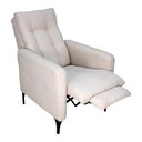 Ver imagem 1 de Poltrona Reclinável Fit 1 Estagio Bouclê Natural Matrix Cor:boucle Bege