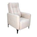 Ver imagem 4 de Poltrona Reclinável Fit 1 Estagio Bouclê Natural Matrix Cor:boucle Bege
