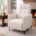 Ver imagem 5 de Poltrona Reclinável Fit 1 Estagio Bouclê Natural Matrix Cor:boucle Bege