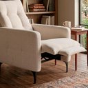 Ver imagem 3 de Poltrona Reclinável Fit 1 Estagio Bouclê Natural Matrix Cor:boucle Bege
