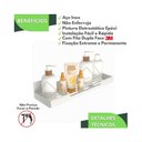 Ver imagem 7 de Porta Shampoo com Adesivo Suporte Banheiro Branco F.elg