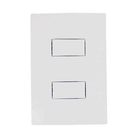 Kit 20 Interruptor 2 Teclas Simples Completo Bco 10a - I9