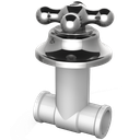 Ver imagem 1 de Registro de Pressão Luxo Roscável Bitola 3/4'' Linha Porto Belo Cor Cromado Durín