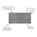 Ver imagem 3 de Placa em PU Cimento 1,2m x 0,60m (0,72m²/Placa) Marrom Graddus
