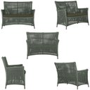 Ver imagem 5 de 2 Sofá Área e Mesa Igapó Alumínio Pintura Marrom Corda Náutica Estofado Impermeável Almofada 13 Tram