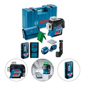 Nível a Laser de Linhas Verdes Gll 3-80 Cg com Maleta Bosch