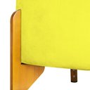 Ver imagem 2 de Puff Banqueta Thor Luxo Decorativo - Veludo Amarelo
