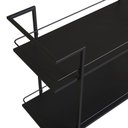 Ver imagem 5 de Carrinho para Bar Industrial 2 Nichos Preto - Placa&ponto