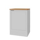 Ver imagem 2 de Balcão Planejado 1 Porta 60cm com Tampo Soho CabeCasa MadeiraOriginals Branco