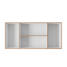 Armário Aéreo de Cozinha 1,20 com 4 Portas Mara Savana/off White - Moblis - 3