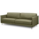 Ver imagem 1 de Sofá 3 Lugares para Sala Living Industrial 240cm Romero L06 Couro Verde Musgo - Lyam Decor