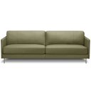 Ver imagem 2 de Sofá 3 Lugares para Sala Living Industrial 240cm Romero L06 Couro Verde Musgo - Lyam Decor