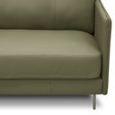 Ver imagem 5 de Sofá 3 Lugares para Sala Living Industrial 240cm Romero L06 Couro Verde Musgo - Lyam Decor