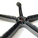 Ver imagem 5 de Estrela em Nylon Secretária Executiva Preta Rodizios Silicone