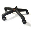 Ver imagem 2 de Estrela em Nylon Secretária Executiva Preta Rodizios Silicone